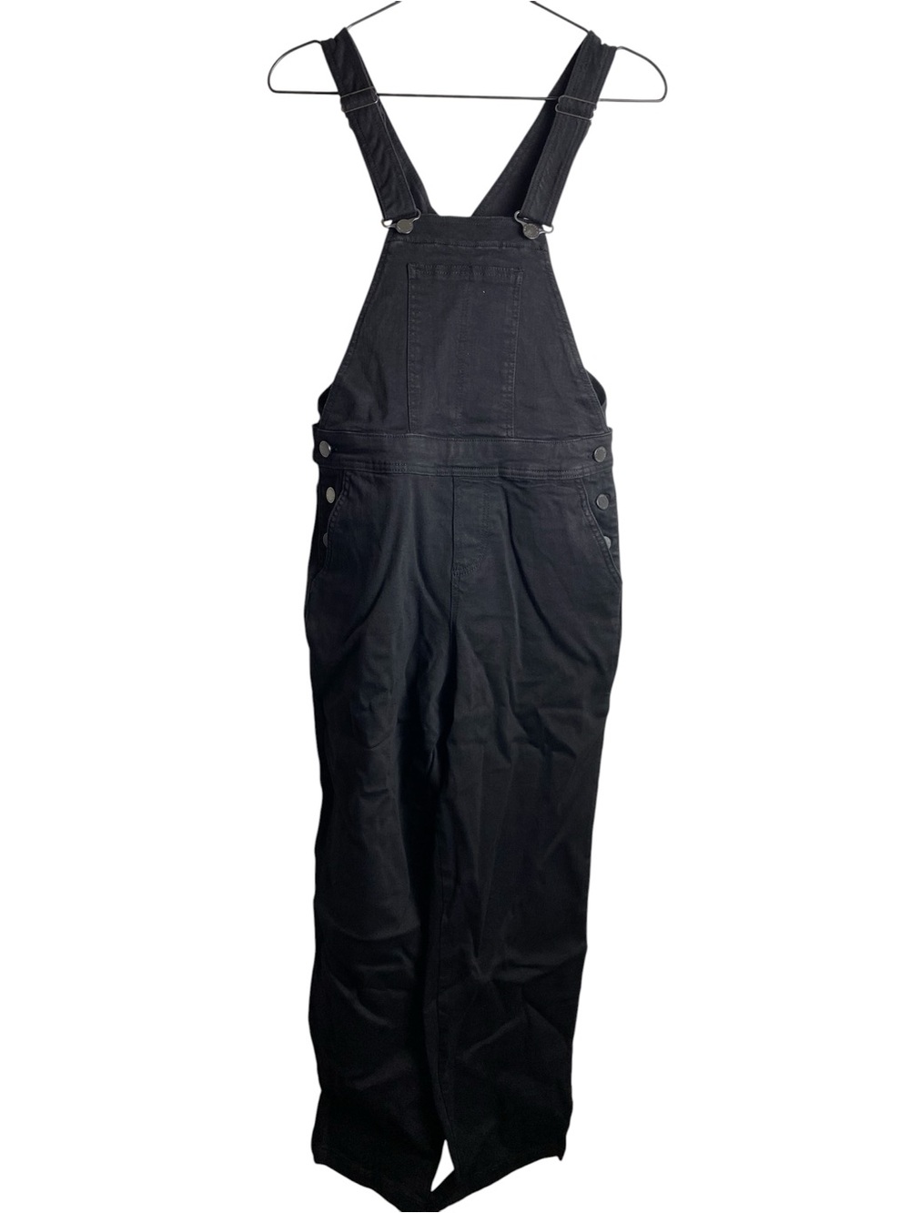 Universal Standard Black Denim Overalls